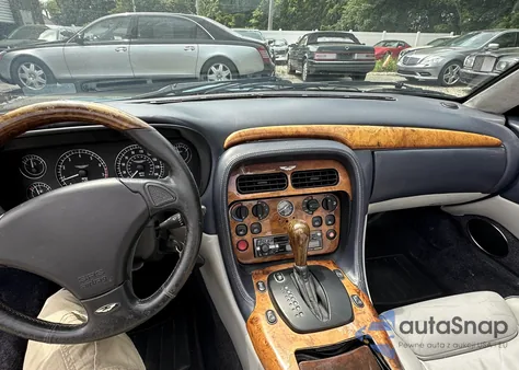 2001 Aston Martin Db7 Vantage из США, поврежденный, VIN SCFAB42321K402008